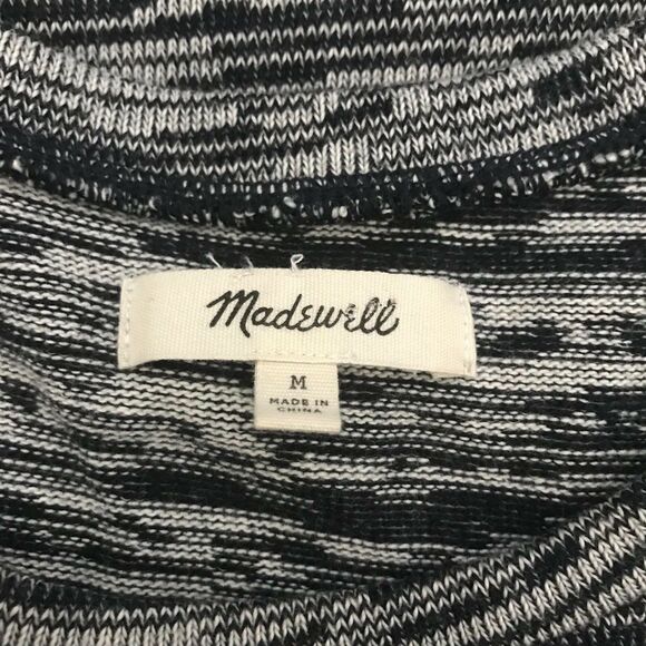 Madewell Marty Space Dye Gray Knit Sleeveless Tank M - Picture 4 of 9
